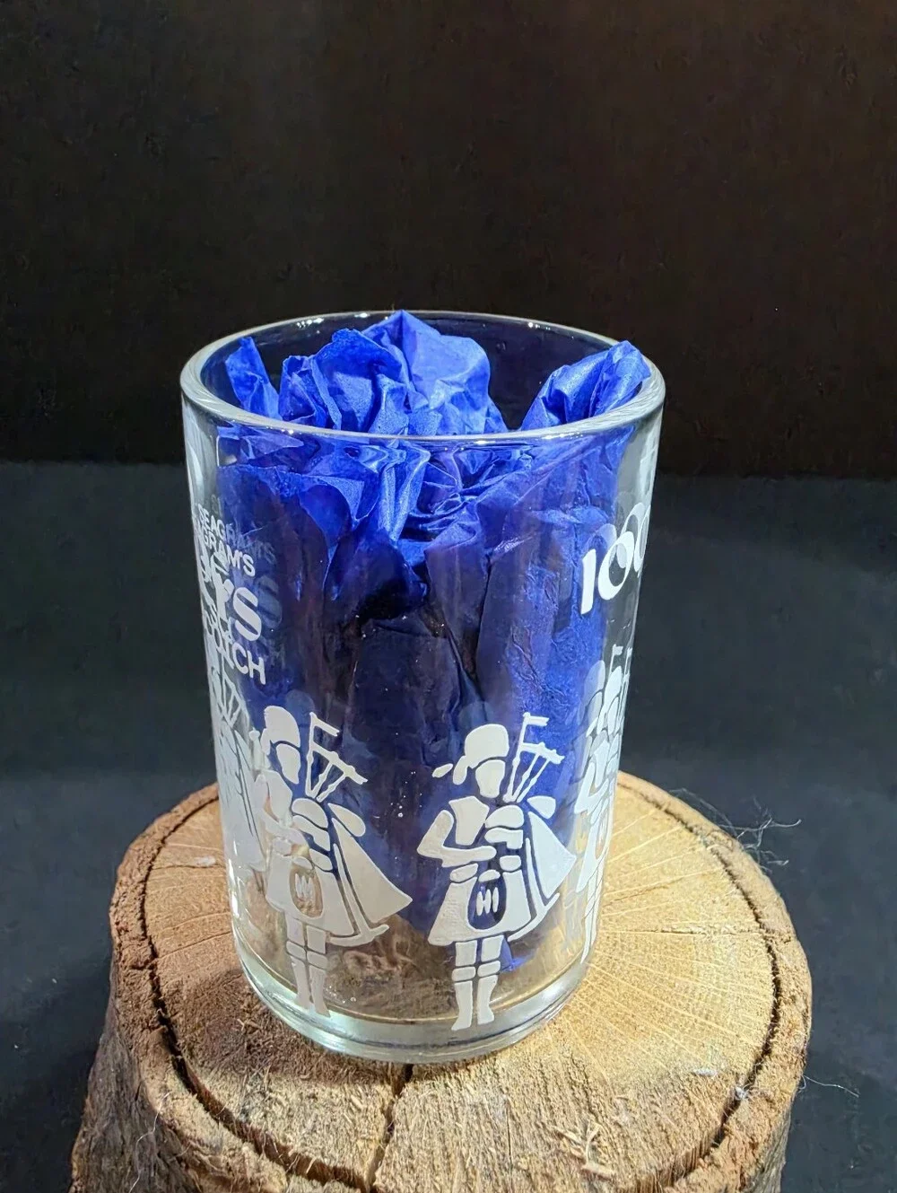 Vintage Seagram's 100 Pipers Scotch Shot Glass